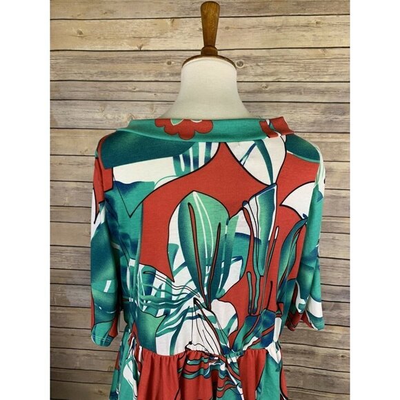 Rebdolls Plus 4X NWT Cross Front Babydoll Blouse - Picture 6 of 9